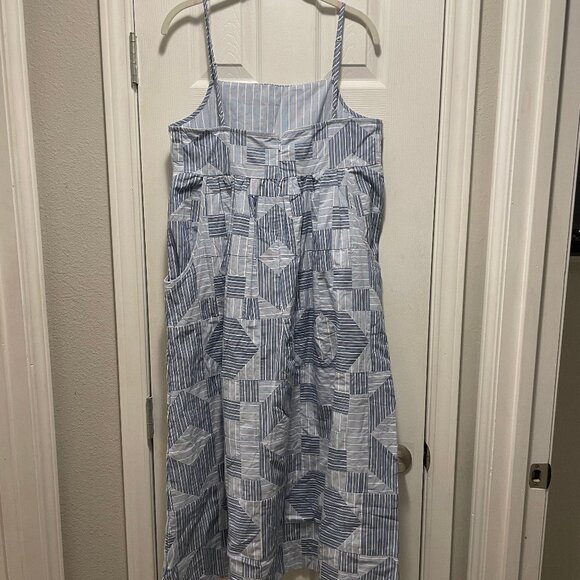 Sea | Helmi Striped Shirting Midi Dress - Picture 12 of 16